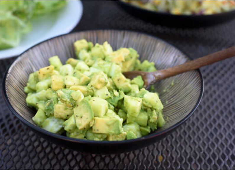 Cucumber Avocado Salad